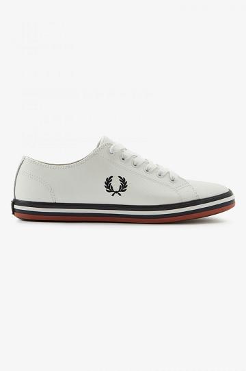 Fred Perry Kingston Miesten Kengät Valkoinen | FI 1905RVDW